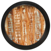 Tavolino da Salotto Nero 68x68x30 cm Legno di Recupero 323532