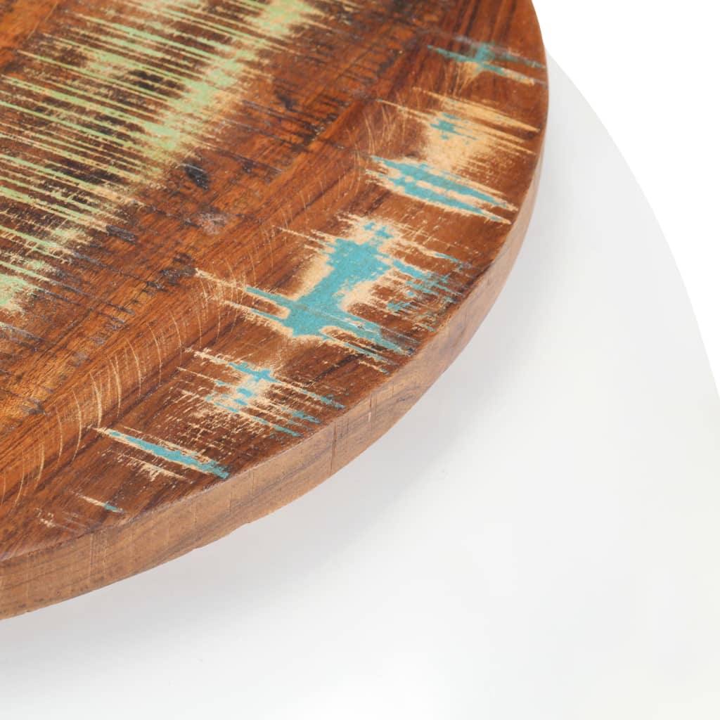 Tavolino da CaffÃ¨ Bianco 68x68x30 cm in Legno di Recupero