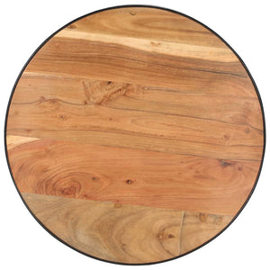 Tavolino da CaffÃ¨ Nero 68x68x36 cm in Massello di Acacia cod mxl 57228