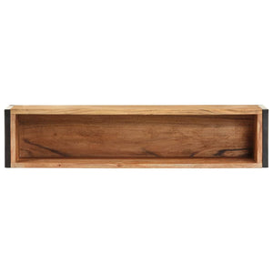 Fioriera-Vaso-Contenitore per Piante 90x20x68 cm in Legno Massello di Acacia