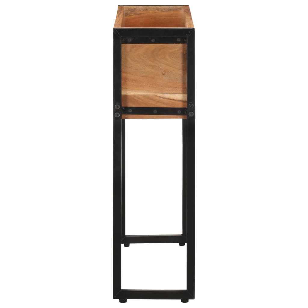 Fioriera 60x20x68 cm in Legno Massello di Acacia