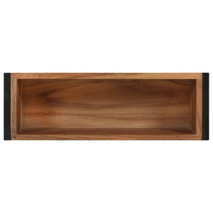 Fioriera 60x20x68 cm in Legno Massello di Acacia
