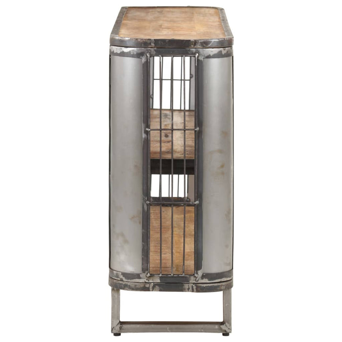 Credenza-Buffet-Armadio da cucina 120x30x73 cm in Legno Massello di Mango