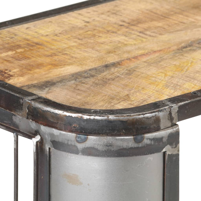 Credenza-Buffet-Armadio da cucina 120x30x73 cm in Legno Massello di Mango