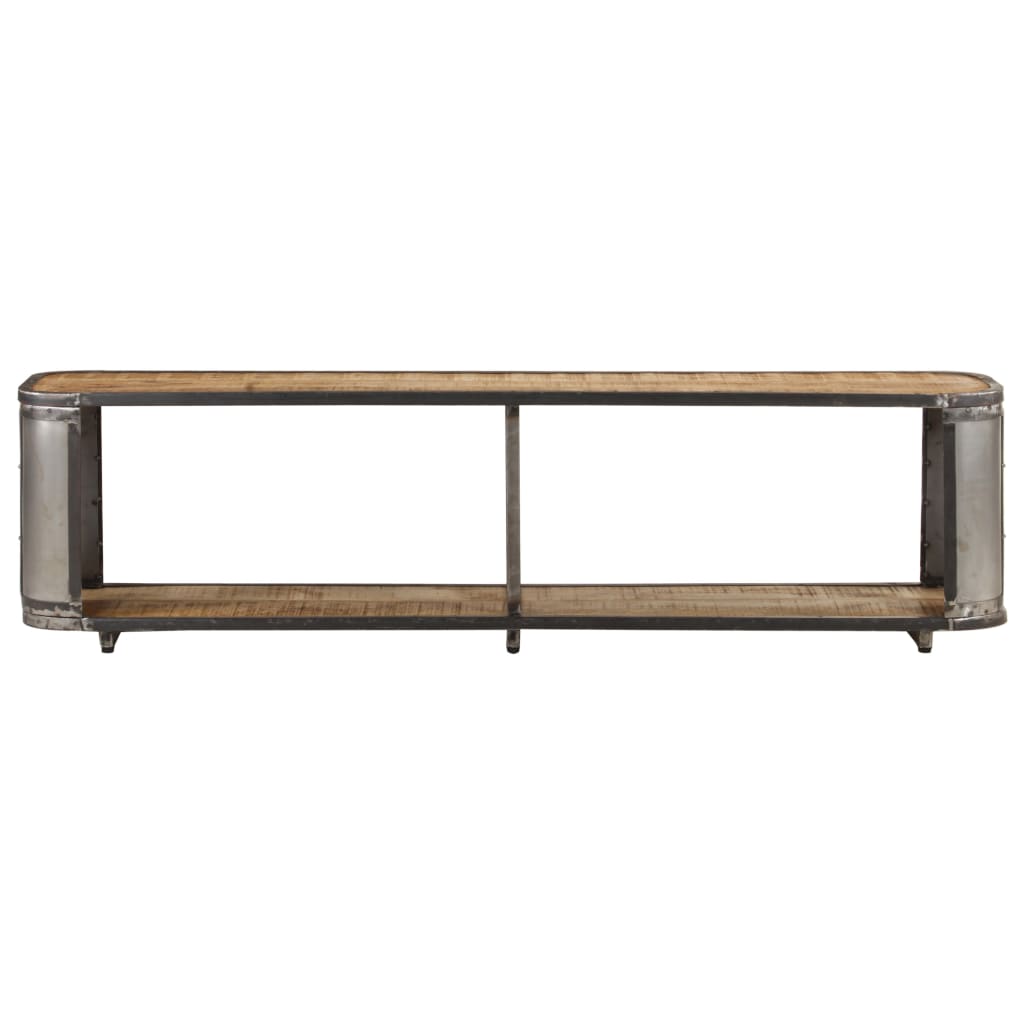 Mobile Porta TV-Mobile per TV-Credenza TV 150x30x40 cm in Legno Massello di Mango