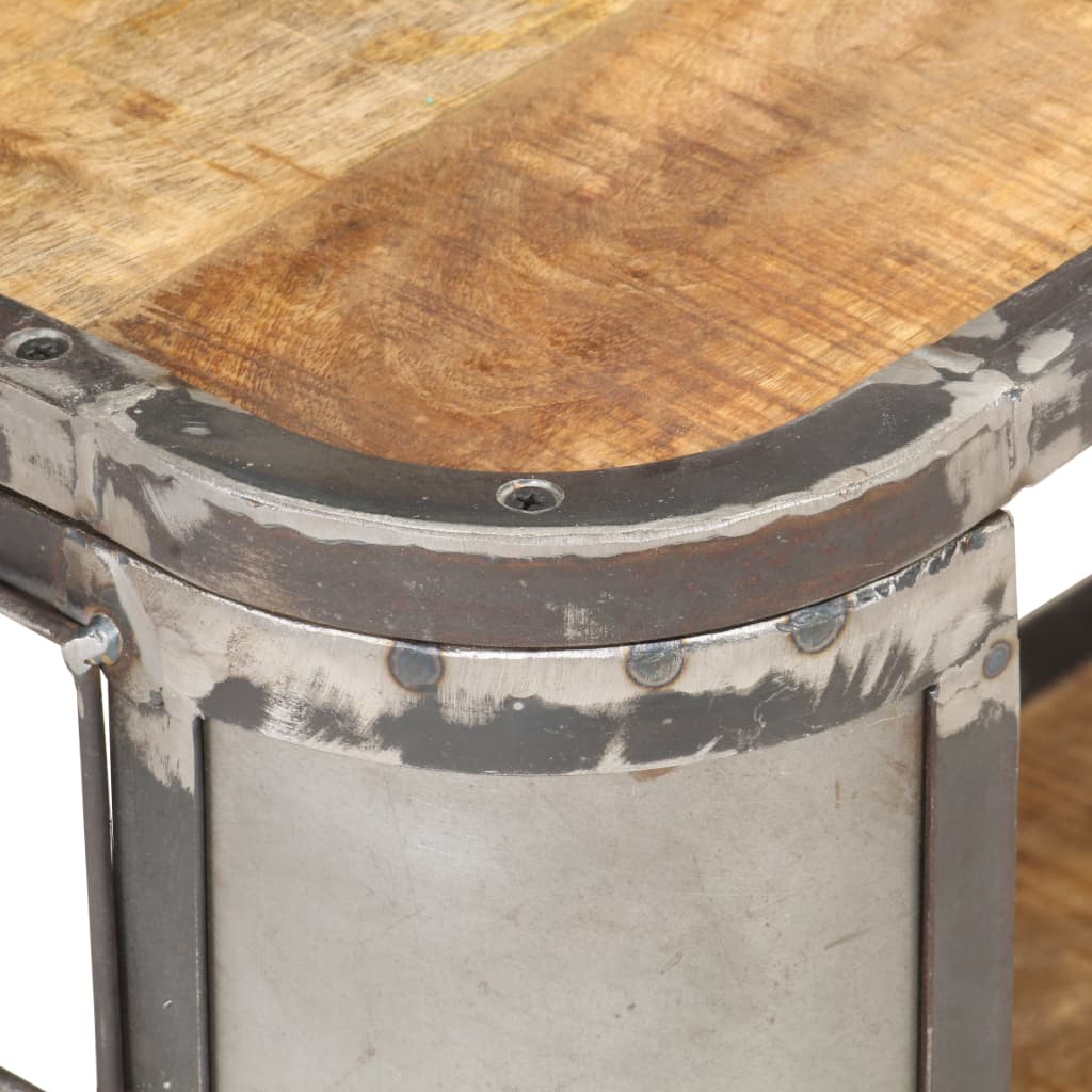 Mobile Porta TV 90x30x40 cm in Legno Massello di Mango 321959