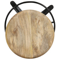 Sgabelli da Bar 2 pz 66 cm in Legno Massello di Mango 321962
