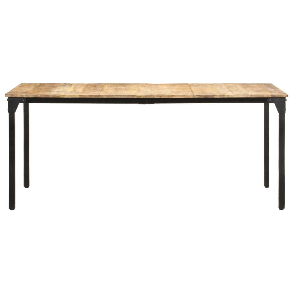 Tavolo da Pranzo 180x90x76 cm in Legno di Mango Grezzo 321975