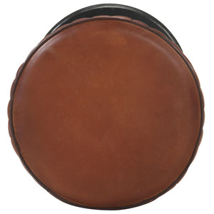 Sgabello da Bar Marrone in Vera Pelle 321871