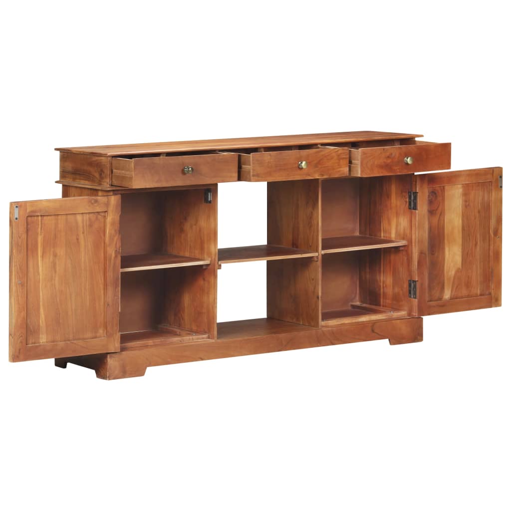 Credenza 135x35x75 cm in Legno Massello di Acacia 323543
