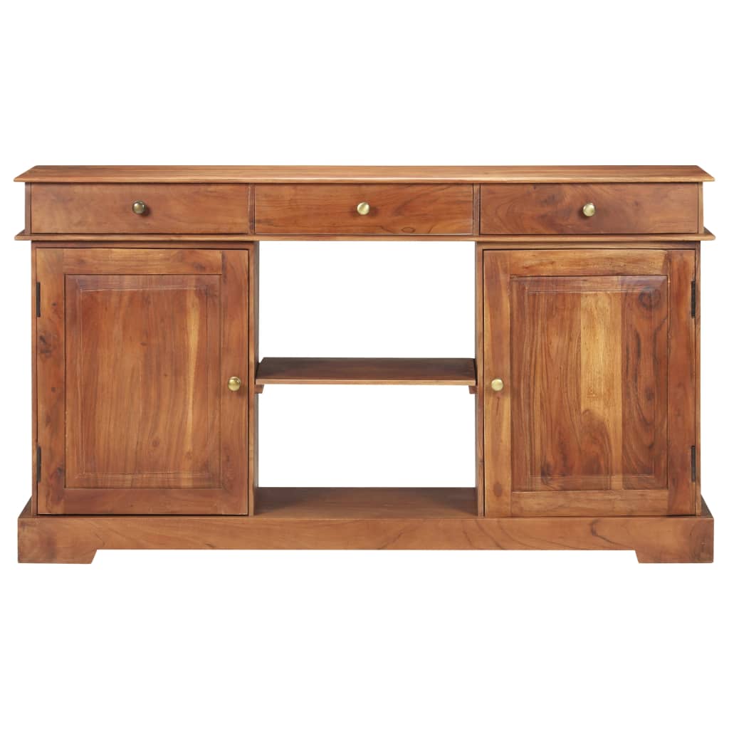 Credenza 135x35x75 cm in Legno Massello di Acacia 323543