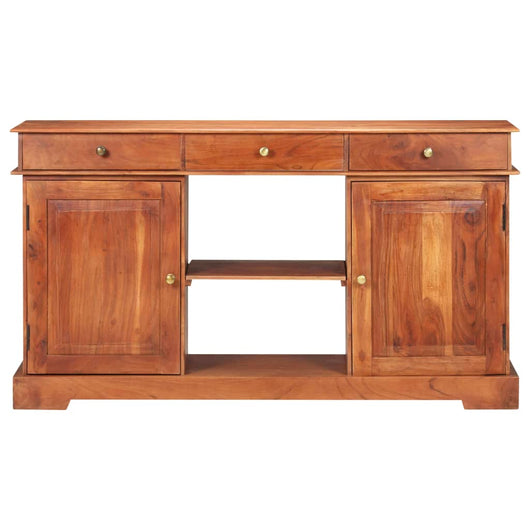 Credenza 135x35x75 cm in Legno Massello di Acacia 323543