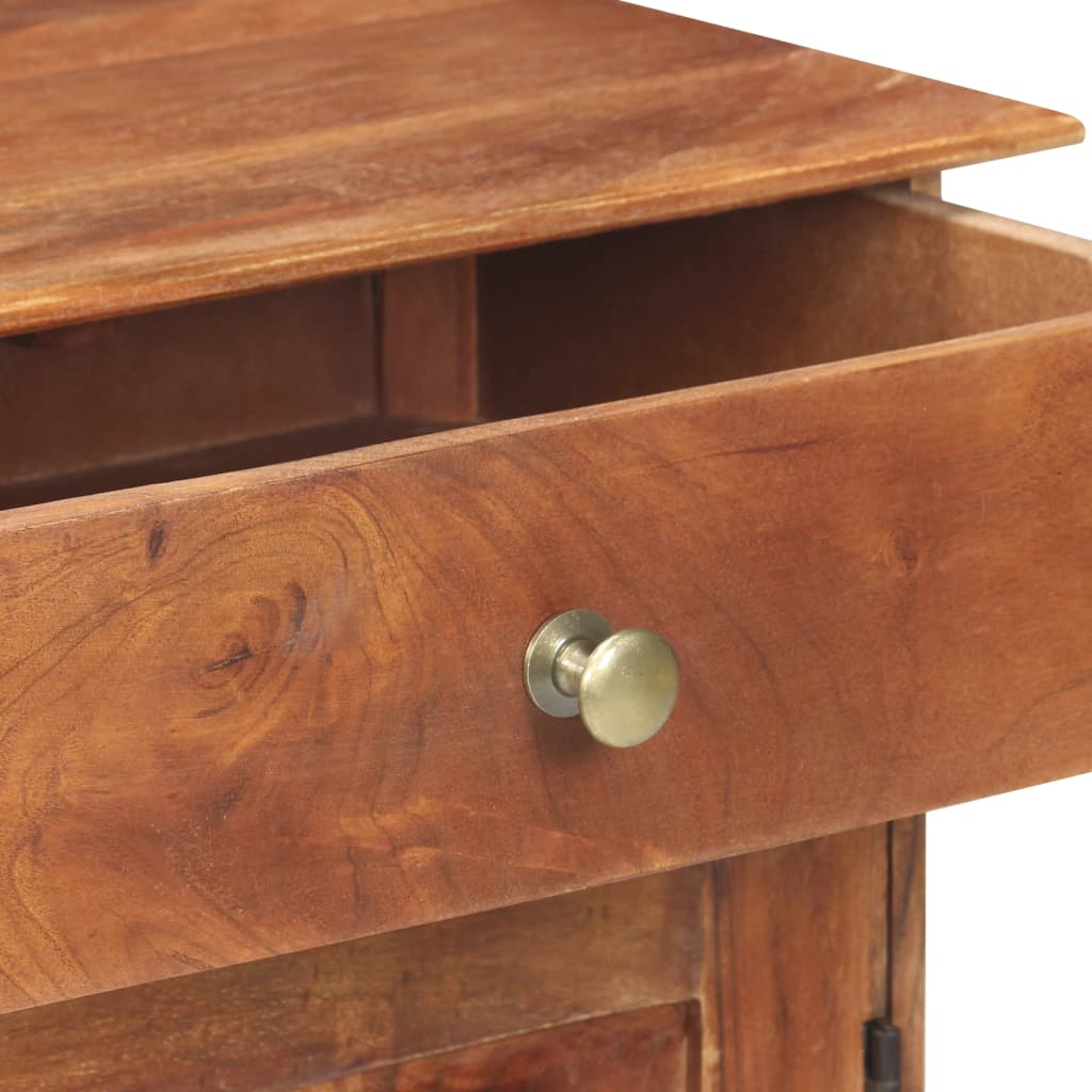 Credenza 135x35x75 cm in Legno Massello di Acacia 323543