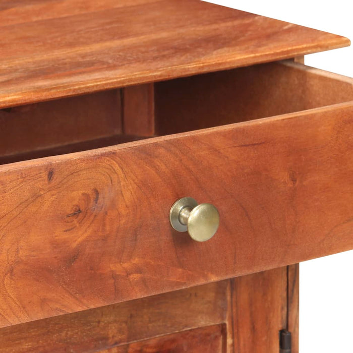 Credenza 135x35x75 cm in Legno Massello di Acacia 323543