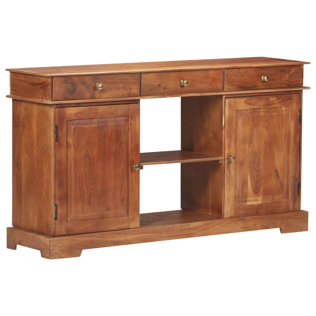 Credenza 135x35x75 cm in Legno Massello di Acacia 323543