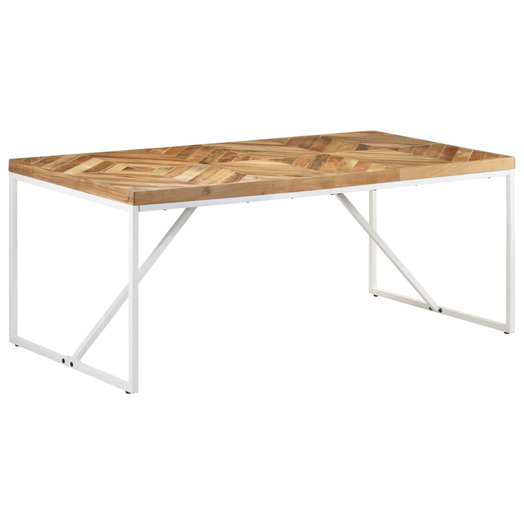 Tavolo da Pranzo 180x90x76 cm Legno Massello di Acacia e Mango 323551