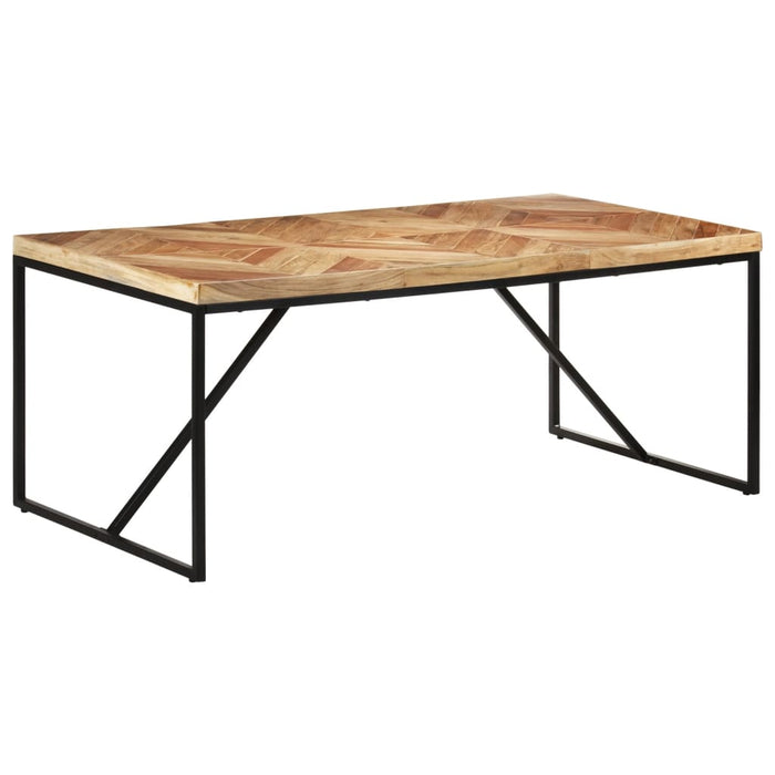 Tavolo da Pranzo 180x90x76 cm Legno Massello di Acacia e Mango 323552