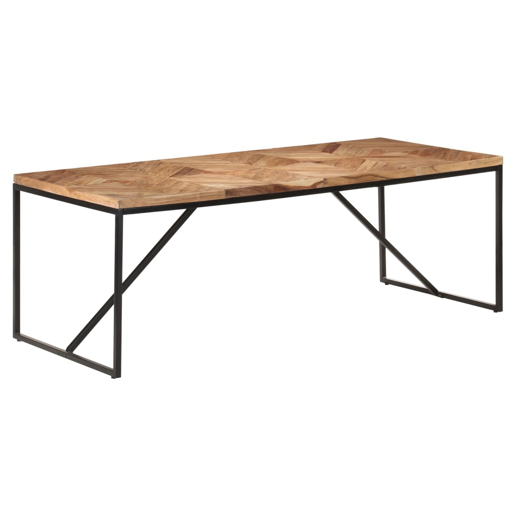 Tavolo da Pranzo 200x90x76 cm Legno Massello di Acacia e Mango 323554