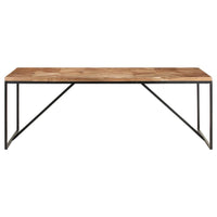 Tavolo da Pranzo 200x90x76 cm Legno Massello di Acacia e Mango 323554