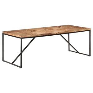 Tavolo da Pranzo 200x90x76 cm Legno Massello di Acacia e Mango 323554
