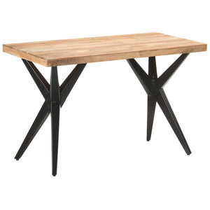 Tavolo da Pranzo 120x60x76 cm in Legno Massello di Acacia 323559