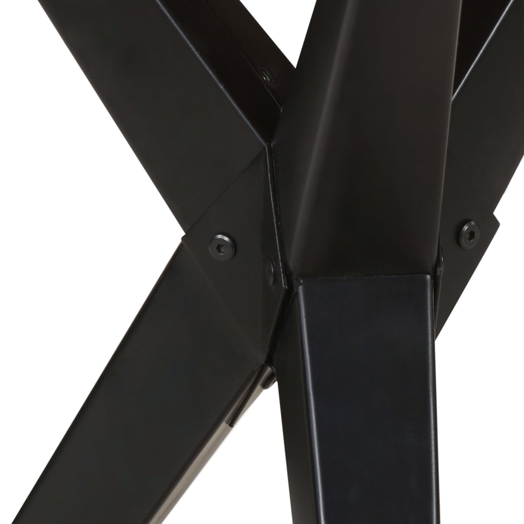 Tavolo da Pranzo 160x80x76 cm in Legno Massello di Acacia cod mxl 58858