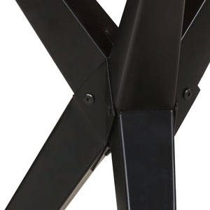 Tavolo da Pranzo 160x80x76 cm in Legno Massello di Acacia 323565