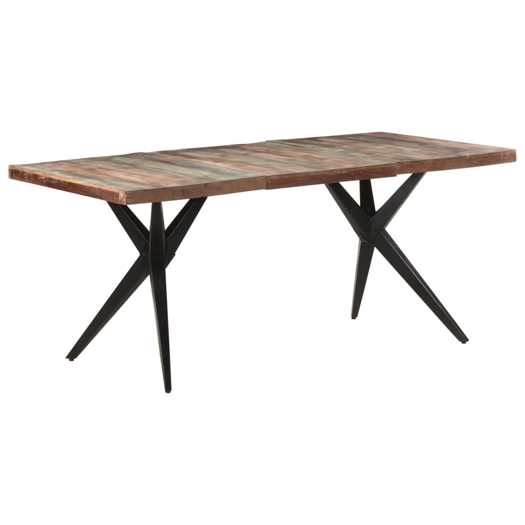 Tavolo da Pranzo 180x90x76 cm in Legno Massello di Recupero 323570