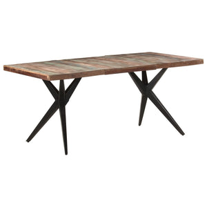 Tavolo da Pranzo 180x90x76 cm in Legno Massello di Recupero 323570