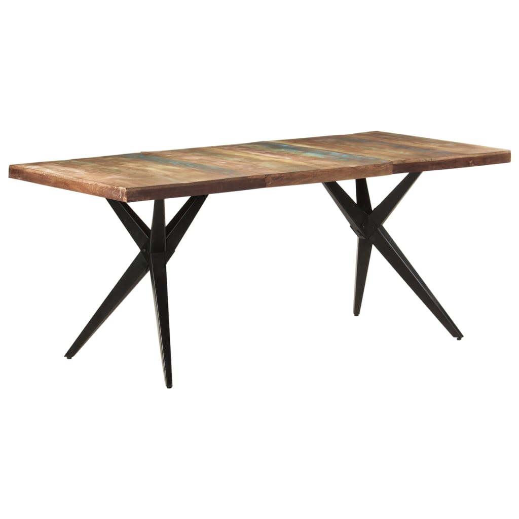 Tavolo da Pranzo 180x90x76 cm in Legno Massello di Recupero 323570