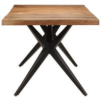 Tavolo da Pranzo 200x90x76 cm Legno Massello di Acacia  cod mxl 58845