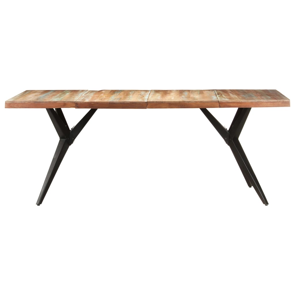 Tavolo da Pranzo 200x90x76 cm in Legno Massello di Recupero 323573