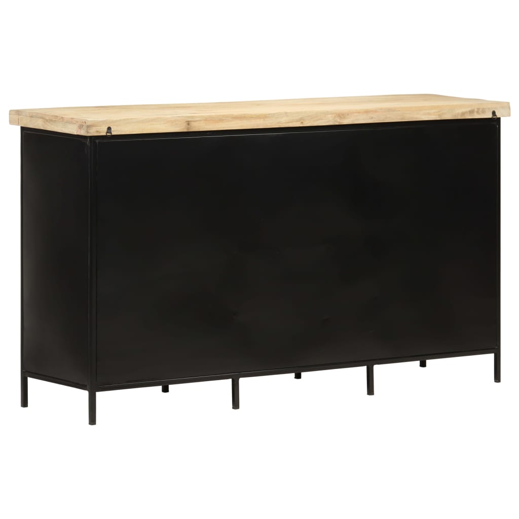 Credenza 140x38x76 cm in Legno di Mango Grezzo 323574