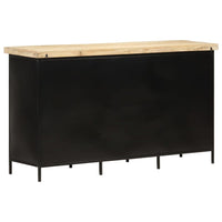Credenza 140x38x76 cm in Legno di Mango Grezzo 323574