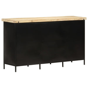 Credenza 140x38x76 cm in Legno di Mango Grezzo 323574
