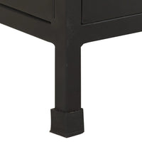 Credenza-Buffet-Armadio da cucina 47x35x76 cm in Legno di Mango Grezzo