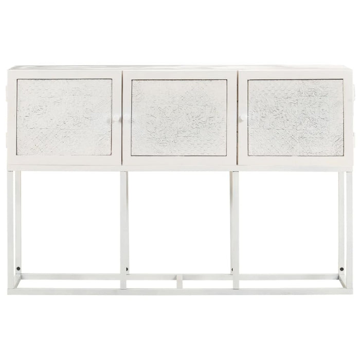 Credenza-Buffet-Armadio da cucina 115x30x76 cm in Legno Massello di Mango 650858