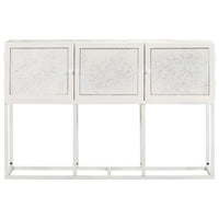 Credenza-Buffet-Armadio da cucina 115x30x76 cm in Legno Massello di Mango 650858