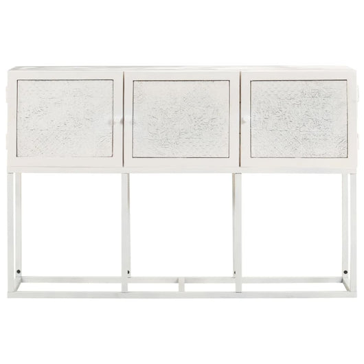 Credenza-Buffet-Armadio da cucina 115x30x76 cm in Legno Massello di Mango 650858