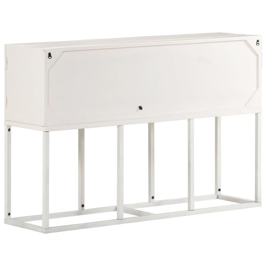 Credenza 115x30x76 cm in Legno Massello di Mango 323582