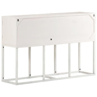 Credenza-Buffet-Armadio da cucina 115x30x76 cm in Legno Massello di Mango 650858