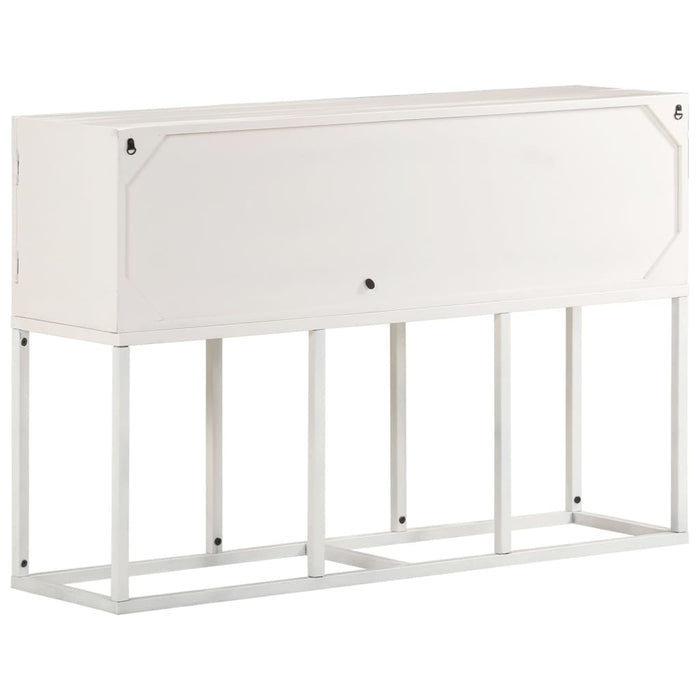 Credenza-Buffet-Armadio da cucina 115x30x76 cm in Legno Massello di Mango 650858