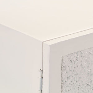 Credenza-Buffet-Armadio da cucina 115x30x76 cm in Legno Massello di Mango 650858