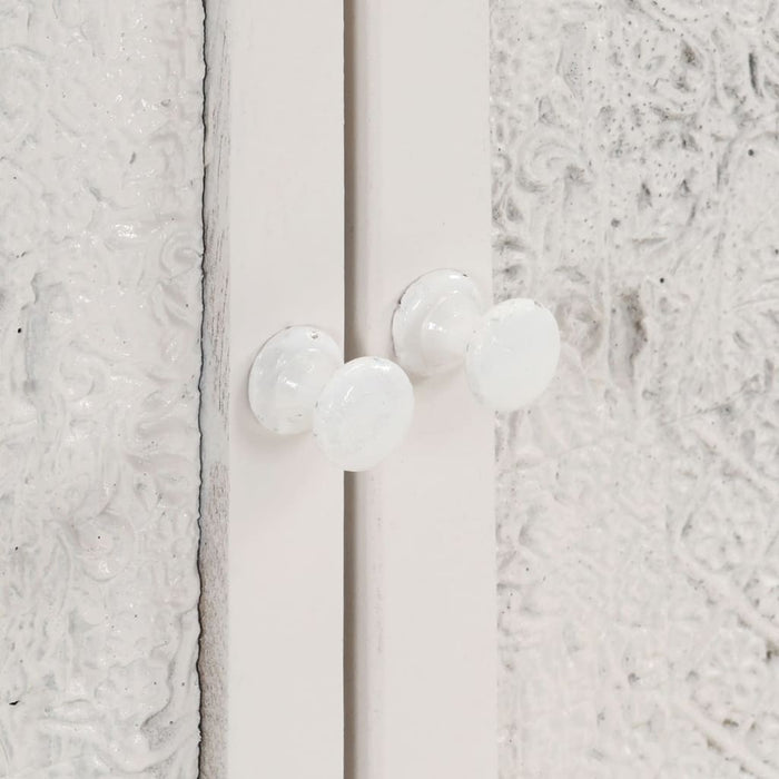 Credenza-Buffet-Armadio da cucina 115x30x76 cm in Legno Massello di Mango 650858