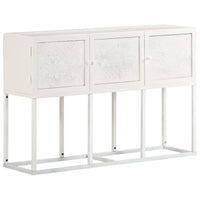 Credenza-Buffet-Armadio da cucina 115x30x76 cm in Legno Massello di Mango 650858