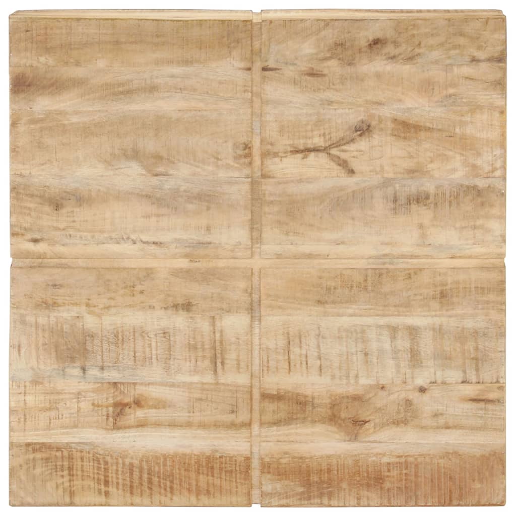 Tavolino da Salotto 80x80x28 cm in Legno Massello di Mango 323592
