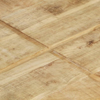 Tavolino da Salotto 80x80x28 cm in Legno Massello di Mango 323592