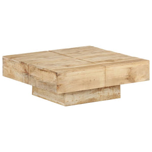 Tavolino da CaffÃ¨ 80x80x28 cm in Legno Massello di Mango cod mxl 62420