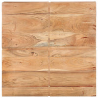 Tavolino da Salotto 80x80x28 cm in Legno Massello di Acacia 323593