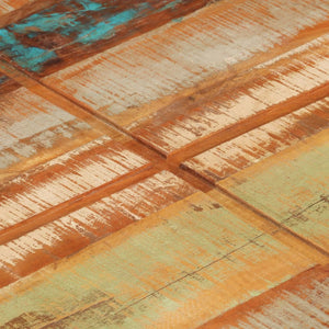 Tavolino da Salotto 80x80x28 cm in Legno Massello di Recupero 323594